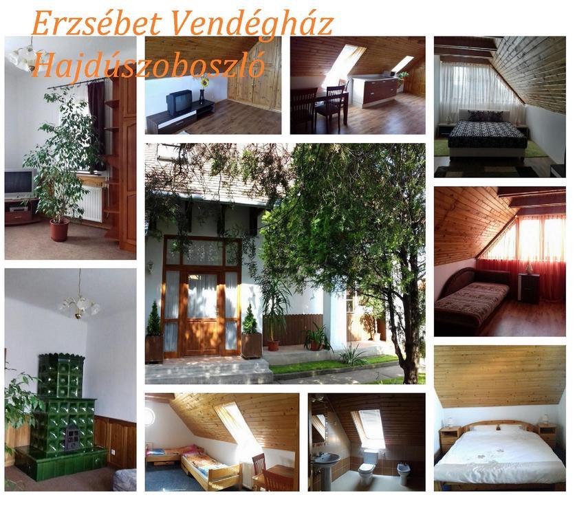 Erzsebet Vendeghaz Es Apartman Hajdúszoboszló 外观 照片